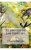 origen de las especies: (Spanish)