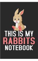 This Is My Rabbits Notebook