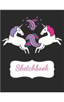 My Cute Unicorn Sketch Book