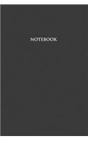 Notebook: Girls Blush Pink Lines Notebook - Medium (6 x 9 inches) - 110 Numbered Pages - Black Softcover(1010 Black Softcovers)