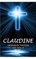 Claudine Sermon Notes Journal