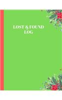 Lost And Found Log Book
