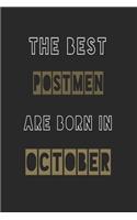 The Best postmen are born in October journal: 6*9 Lined Diary Notebook, Journal or Planner and Gift with 120 pages