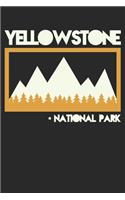 Yellowstone National Park: Unlined / Plain Yellowstone Notebook / Journal Sketchbook Gift - Large ( 6 x 9 inches ) - 120 Pages -- Softcover