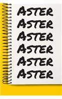 Name Aster A beautiful personalized