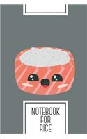 Notebook for rice