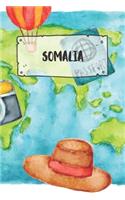 Somalia: Ruled Travel Diary Notebook or Journey Journal - Lined Trip Pocketbook for Men and Women with Lines