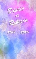 Agenda Scuola 2019 - 2020 - Rebecca