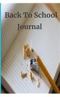 Back to School Journal