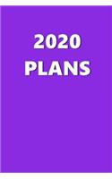 2020 Weekly Planner 2020 Plans Violet Color 134 Pages: 2020 Planners Calendars Organizers Datebooks Appointment Books Agendas