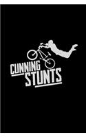 Cunning stunts: 6x9 BMX - lined - ruled paper - notebook - notes