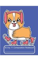 8.5 by 11 Composition Notebook