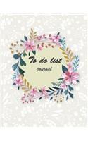 To do list journal