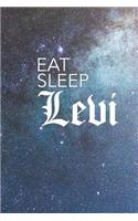 Eat Sleep Levi Sketchbook: Anime Fan Writing Journal Drawing Notebook: Gifts for Anime, Comics, and Cosplay Fans.