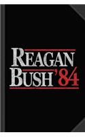 Vintage Reagan Bush 1984 Journal Notebook