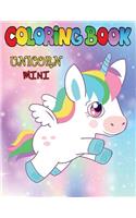 Unicorn Coloring Book Mini