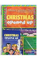 CHRISTMAS OPENED UP ADVENT CALEND
