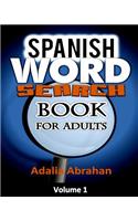 Spanish Word Search Book for Adults