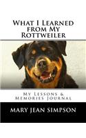 What I Learned from My Rottweiler