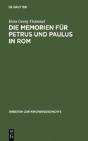 Memorien für Petrus und Paulus in Rom