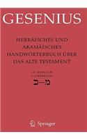 Hebräisches Und Aramäisches Handwörterbuch Über Das Alte Testament