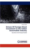 Drivers of Foreign Direct Investment in the Indian Automobile Industry