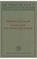 Physiologie Der Stimme Und Sprache