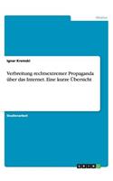 Verbreitung rechtsextremer Propaganda über das Internet. Eine kurze Übersicht