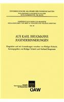 Aus Karl Brugmanns Jugenderinnerungen