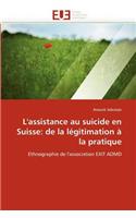 L''assistance au suicide en suisse
