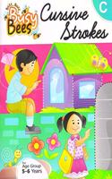 Busy Bees Cursive Strokes Book - C