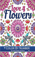 Love 4 Flowers - Color By Number
