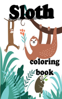 Sloth Coloring Book