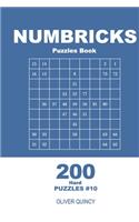 Numbricks Puzzles Book - 200 Hard Puzzles 9x9 (Volume 10)