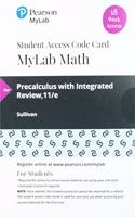 Mylab Math with Pearson Etext -- 18 Week Standalone Access Card -- For Precalculus