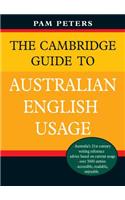 Cambridge Guide to Australian English Usage