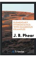 Elementary Hydrostatics