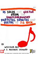 BACH 25 SOLOS UNACCOMP PRTTAS GTR BK