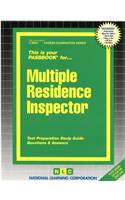 Multiple Residence Inspector: Passbooks Study Guide
