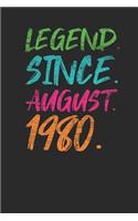 Legend Since August 1980