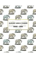 Elephant Weekly Planner 2020-2021