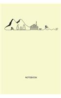 Notebook: MTB Mountain Bike Notebook Mountain Bike Gift for cyclists, kids, men and women who love cycling, mountain biking and bicycle adventures