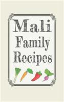 Mali family recipes: Blank cookbooks to write in