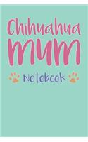 Chihuahua Mum Composition Notebook of Dog Mum Journal
