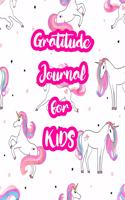 Gratitude Journal for Kids: 5-Minute Daily Diary of Positivity with Cute Unicorn Matte Cover Design Notebook Prompts to Write In Per Day - Perfect Gift for Girls, Boys, Teens, 