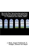Bericht Der Senckenbergischen Naturforschenden Gesellschaft in Frankfurt Am Main,1897.