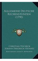 Allgemeine Deutsche Rechenstunden (1790)
