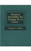 Relation Detaill Ee Du Passage de La Limat...