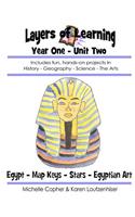 Layers of Learning Year One Unit Two: Ancient Egypt, Map Keys, Stars, Egyptian Art