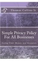 Simple Privacy Policy for All Businesses